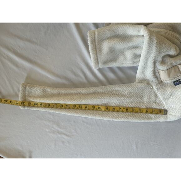 Patagonia Full Zip Fleece Jacket Womens Size Small White Outdoor Warm Comfort - Picture 9 of 9